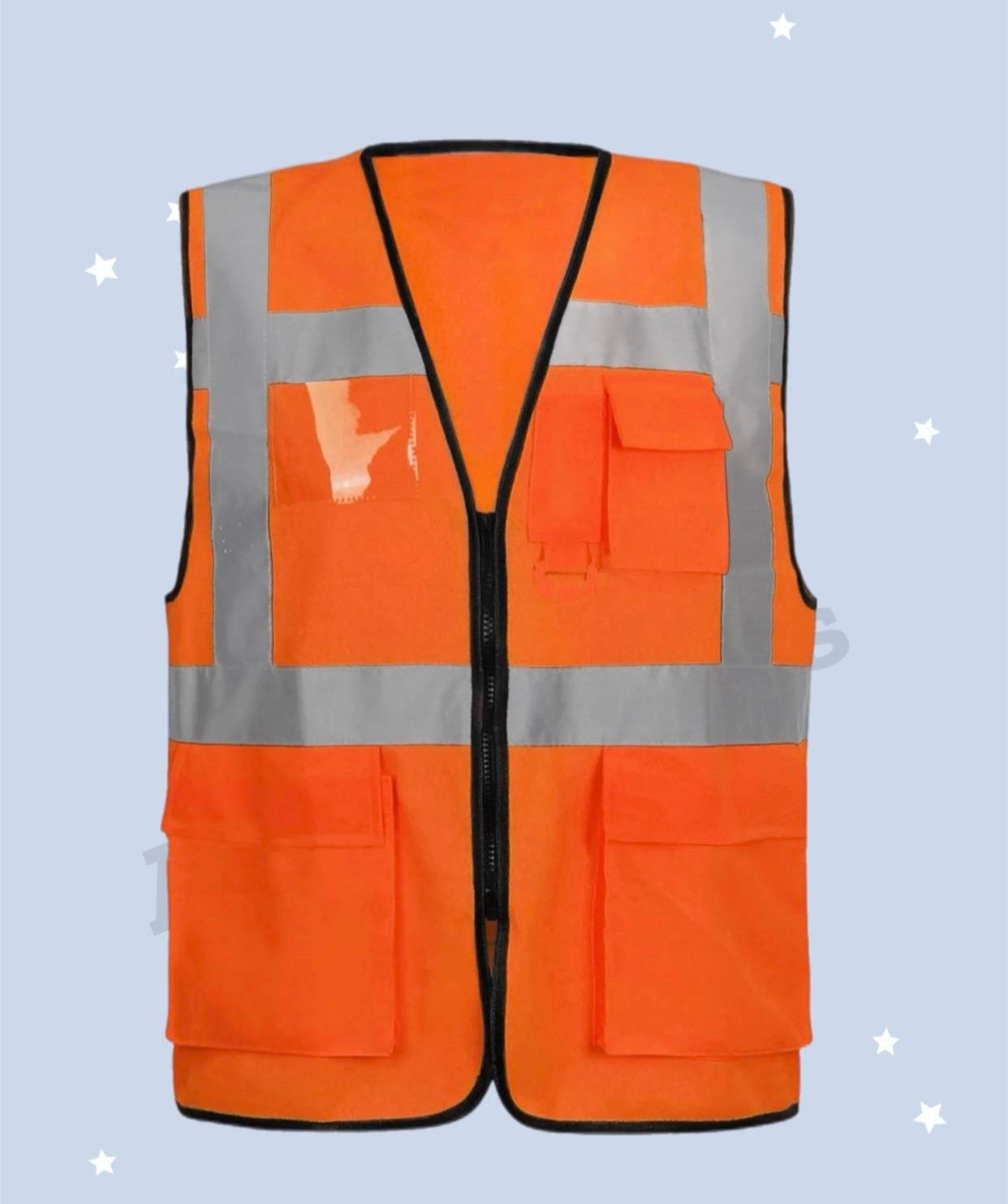 Hi Vis High Viz Visibility Vest Safety Waistcoat Jacket