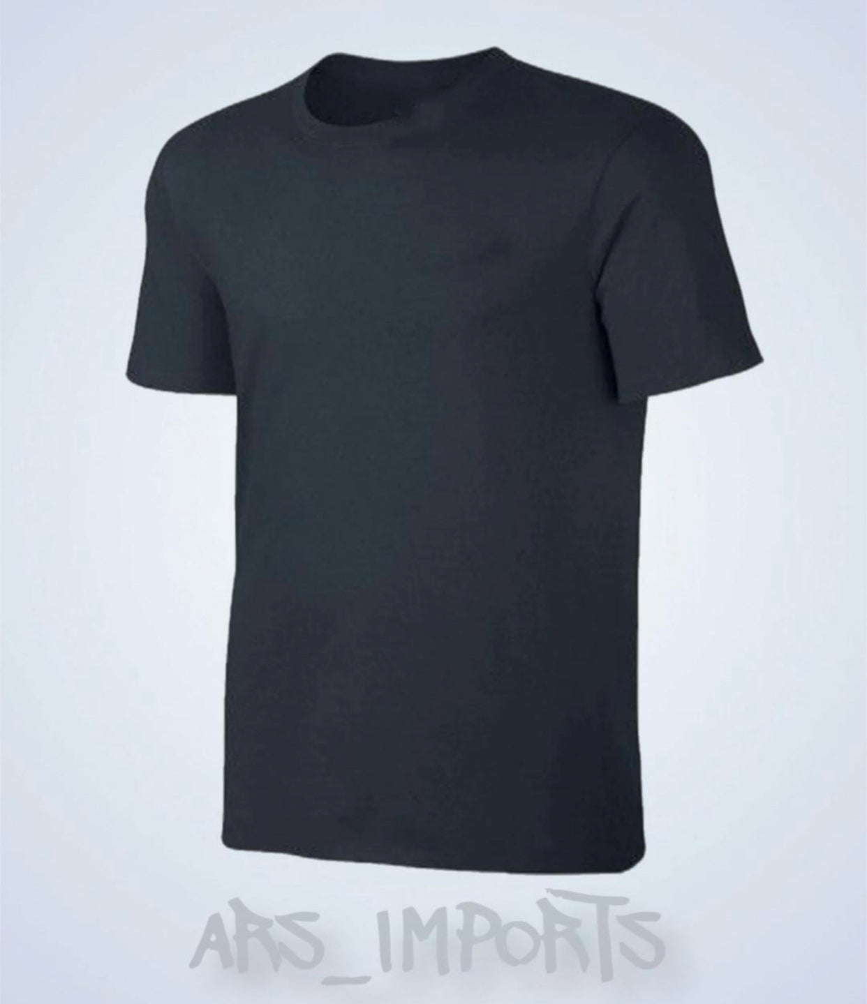Mens New Plain Crew Neck Soft Cotton Gym Casual Short Sleeve T-shirt Tee S-XL Menswear