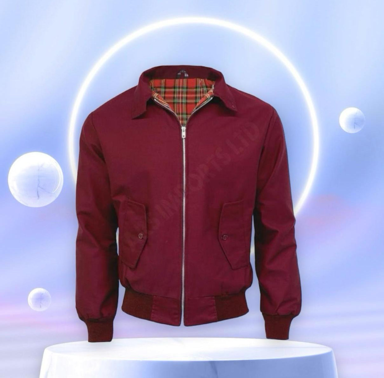 HARRINGTON JACKET MENS CLASSIC RETRO SCOOTER 1970'S VINTAGE BOMBER MOD COAT TOP Cotton