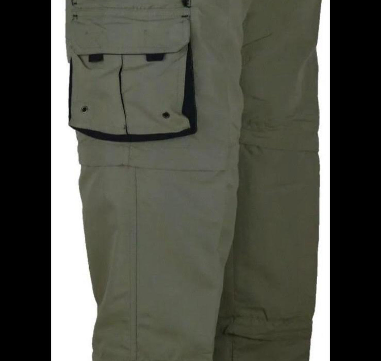 Mens Trousers Cargo 3 IN 1 Combat J11565 Pants Shorts 3/4 Zip Off Light S-XXL Menswear