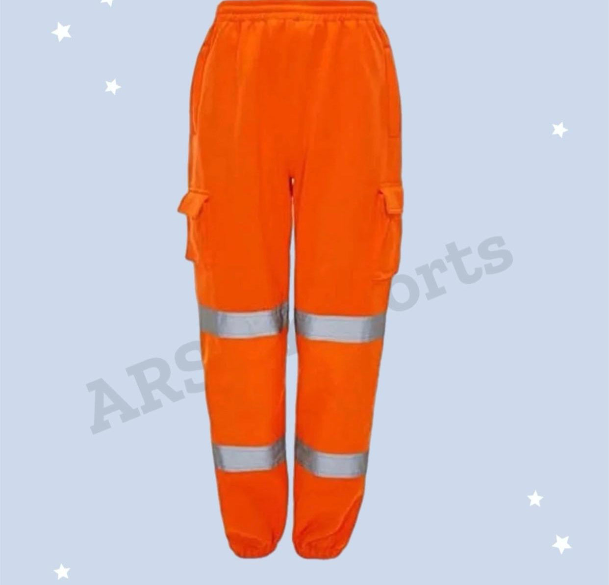HI VIZ VIS JOGGING BOTTOMS WORK WEAR FLEECE TROUSERS SAFETY JOGGERS SWEAT PANTS Workwear
