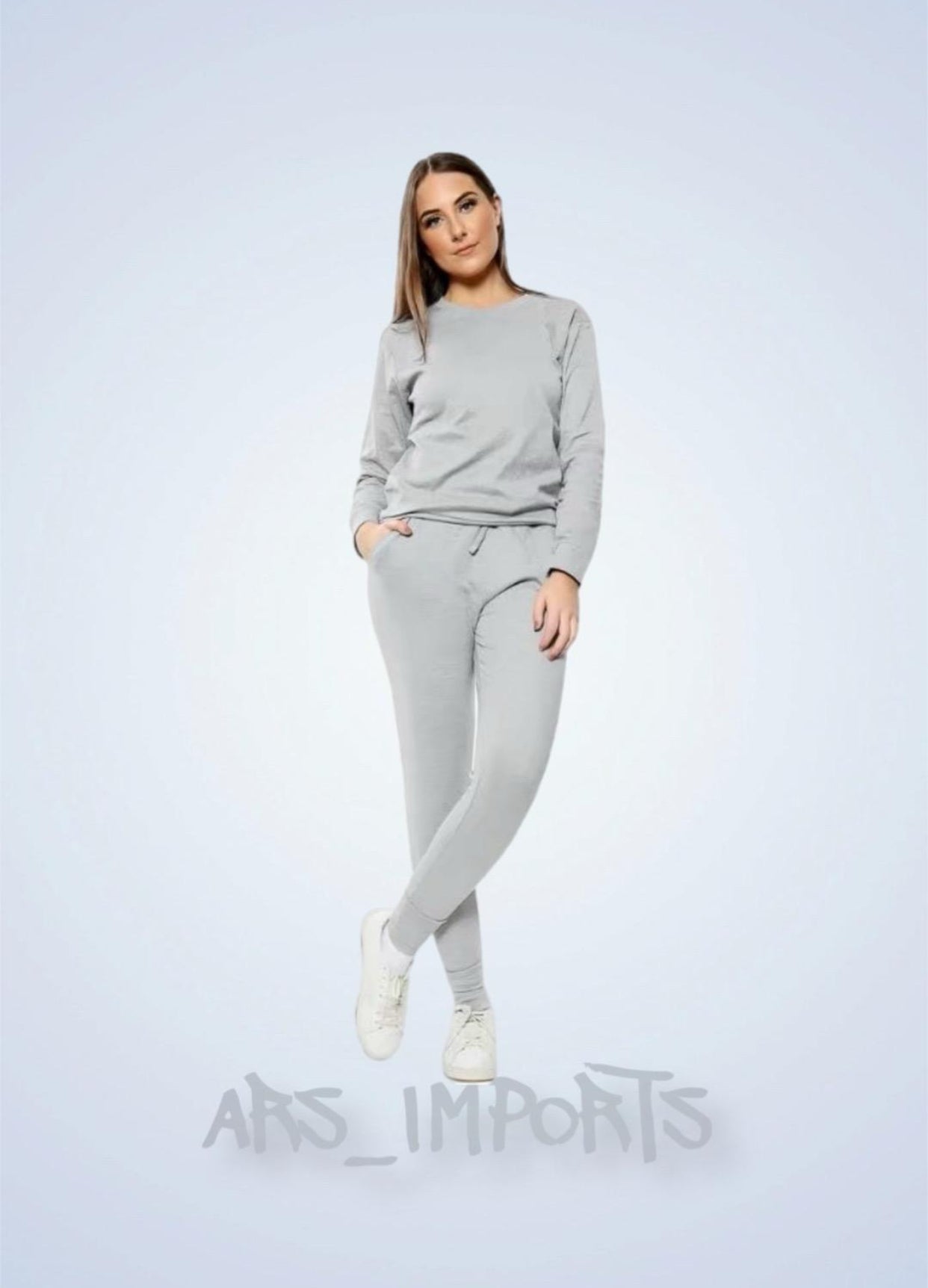 Womens Ladies Long Sleeve Plain Lounge Wear Set Casual Comfy Two Piece Tracksuit Womenswear