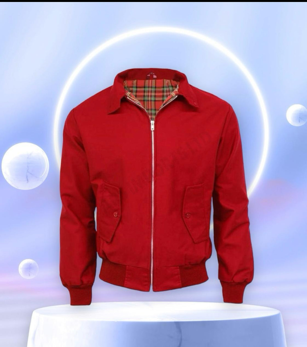 HARRINGTON JACKET MENS CLASSIC RETRO SCOOTER 1970'S VINTAGE BOMBER MOD COAT TOP Cotton