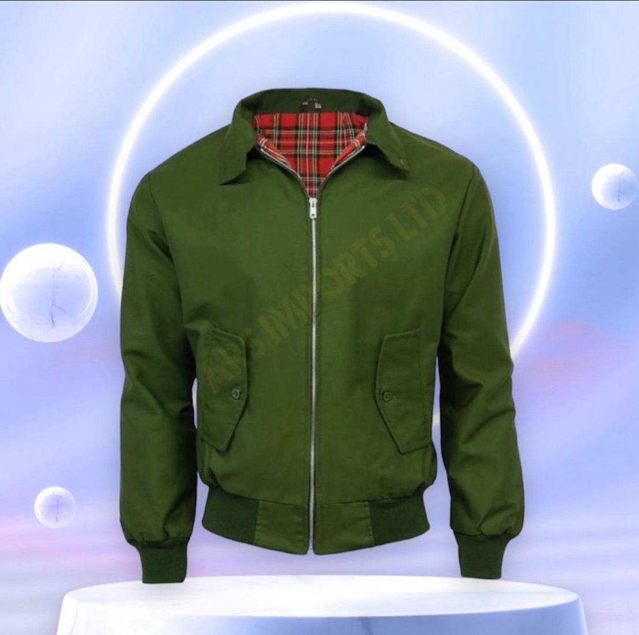 HARRINGTON JACKET MENS CLASSIC RETRO SCOOTER 1970'S VINTAGE BOMBER MOD COAT TOP Cotton