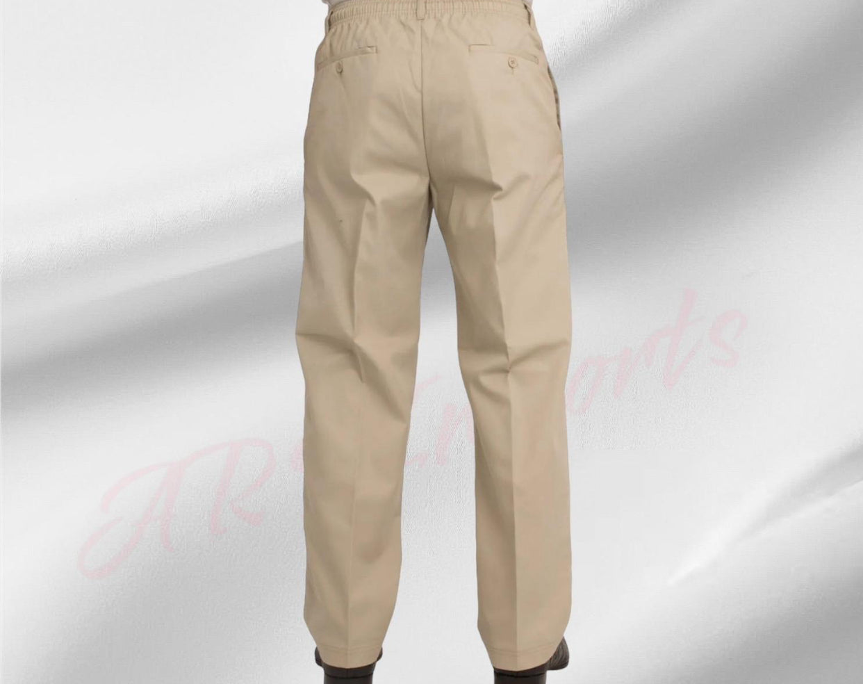 Mens Elasticated Waist Smart Casual Black Navy Rugby Trousers Pants Bottoms New Menswear