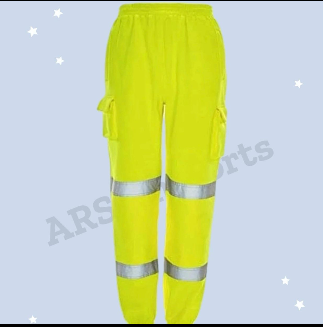 HI VIZ VIS JOGGING BOTTOMS WORK WEAR FLEECE TROUSERS SAFETY JOGGERS SWEAT PANTS Workwear