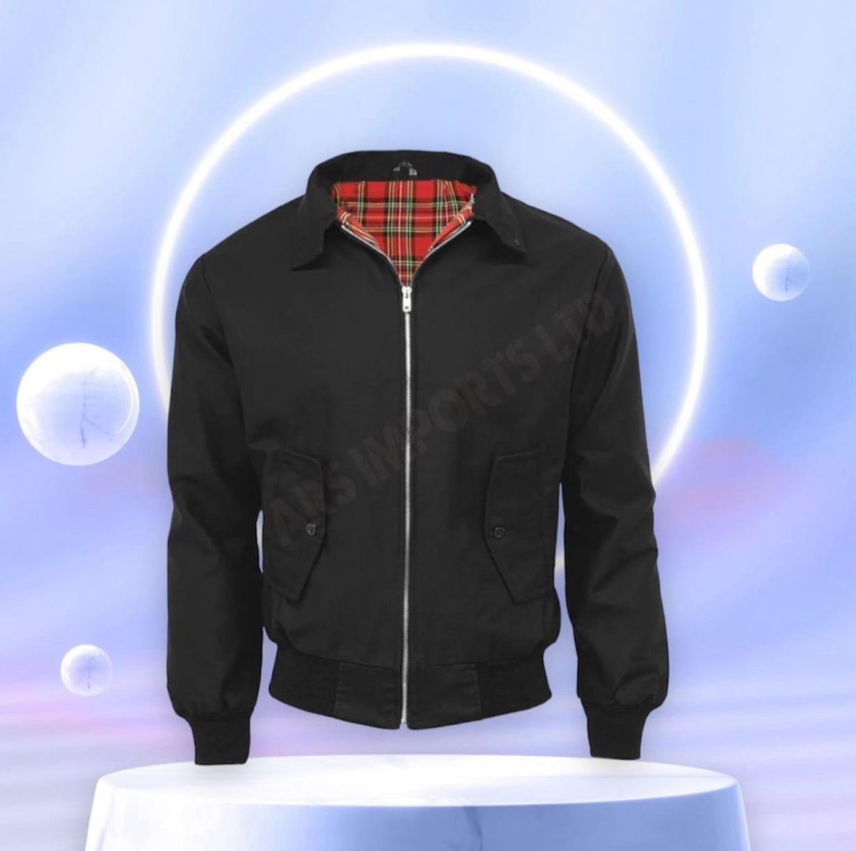 HARRINGTON JACKET MENS CLASSIC RETRO SCOOTER 1970'S VINTAGE BOMBER MOD COAT TOP Cotton