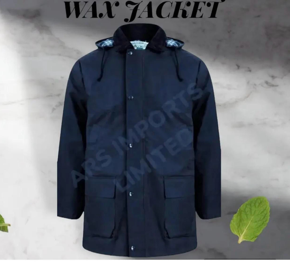 Mens Countryman Padded Cotton Wax Hooded Hunting Fishing Farming Jacket Top Coat Classic
