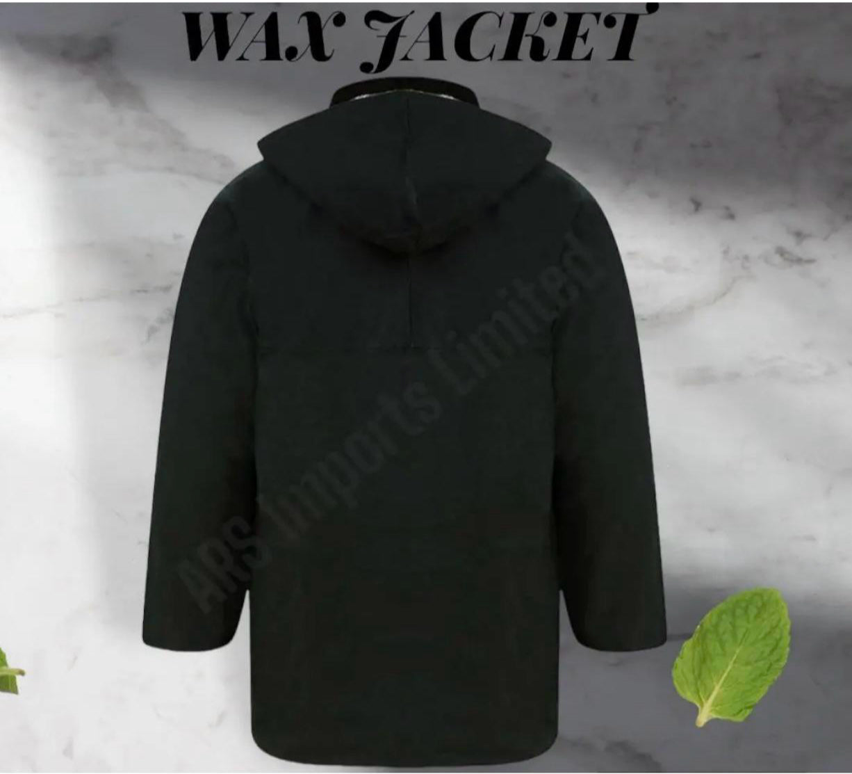 Mens Countryman Padded Cotton Wax Hooded Hunting Fishing Farming Jacket Top Coat Classic