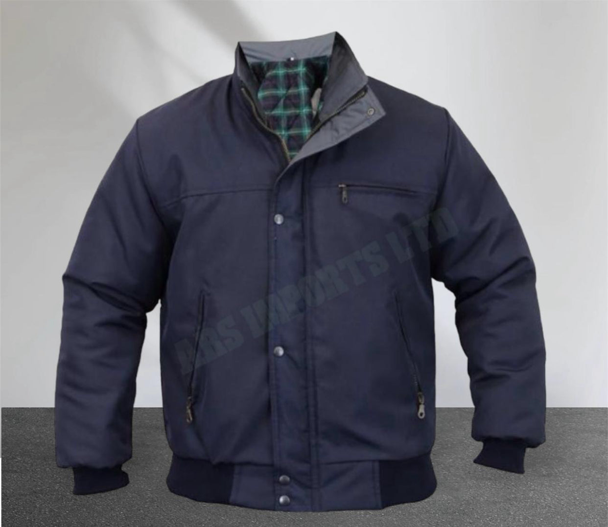 SKY DIVER BOMBER JACKET PADDED QUILTED TARTAN WINTER TRNDY WORK COAT TOP Fashion Menswear