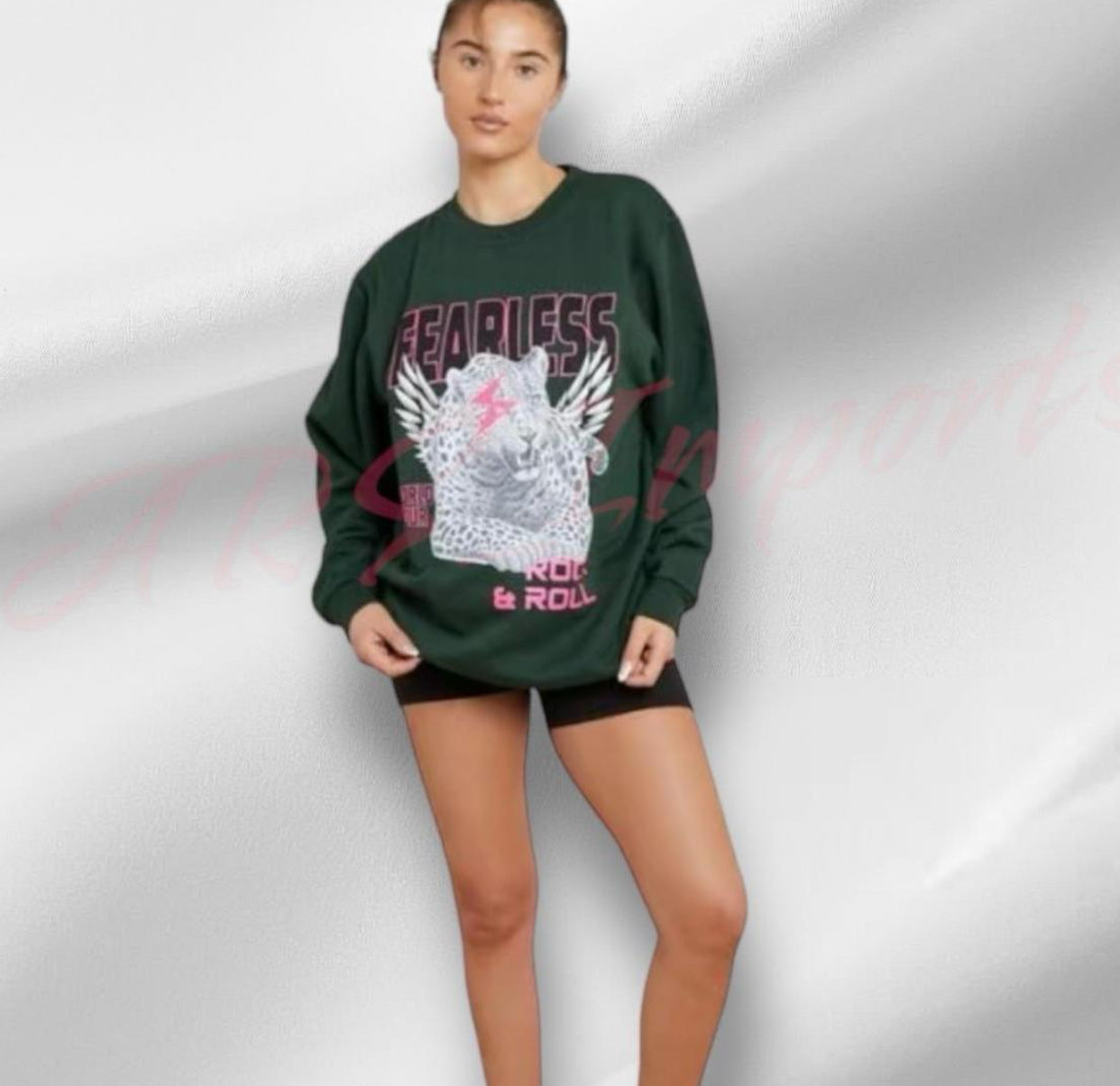 Women Wild Thang Tiger Print Sweatshirt Ladies Oversized Sweater Jumper Top Womenswear