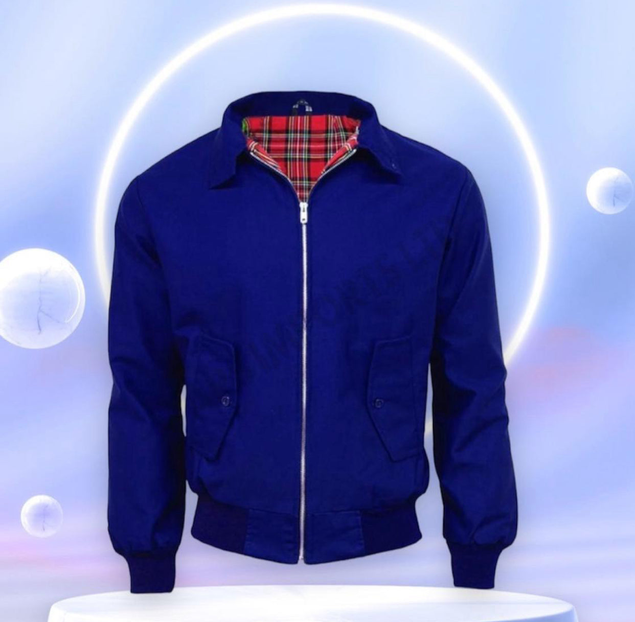 HARRINGTON JACKET MENS CLASSIC RETRO SCOOTER 1970'S VINTAGE BOMBER MOD COAT TOP Cotton